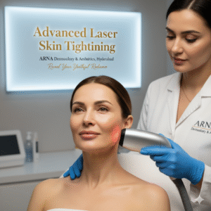 Read more about the article Advanced Laser Skin Tightening at ARNA Dermatology & Aesthetics, Hyderabad